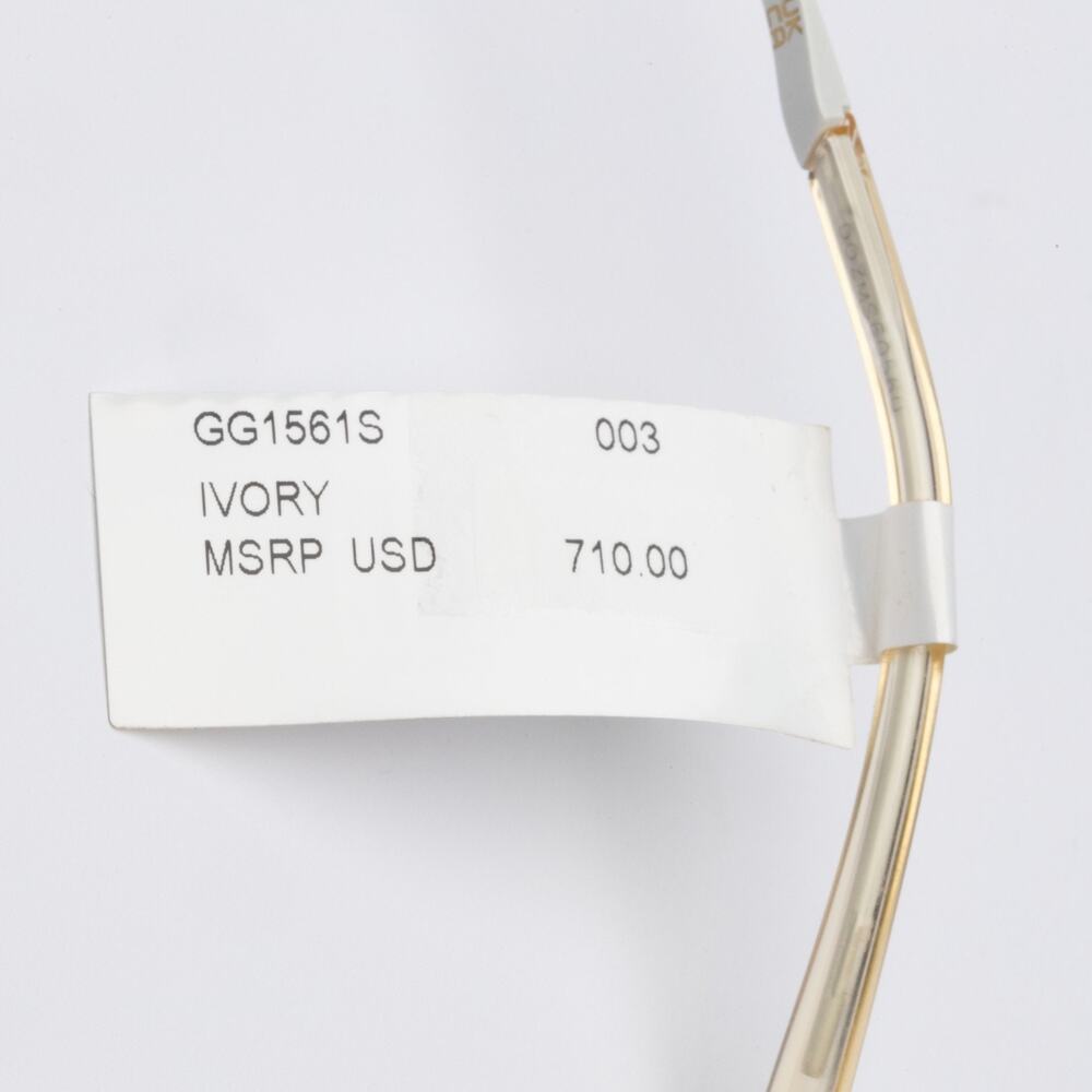 Gucci GG1561/003 Sunglasses Ivory 99mm - Picture 8 of 10